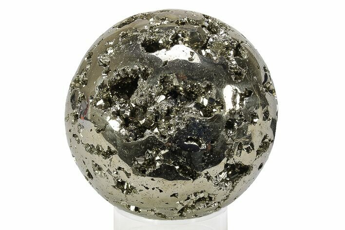 Polished Pyrite Sphere - Peru #231656